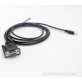 Cavo DB9pin RS232 da seriale a DC3,5 mm Cavo convertitore audio/jack